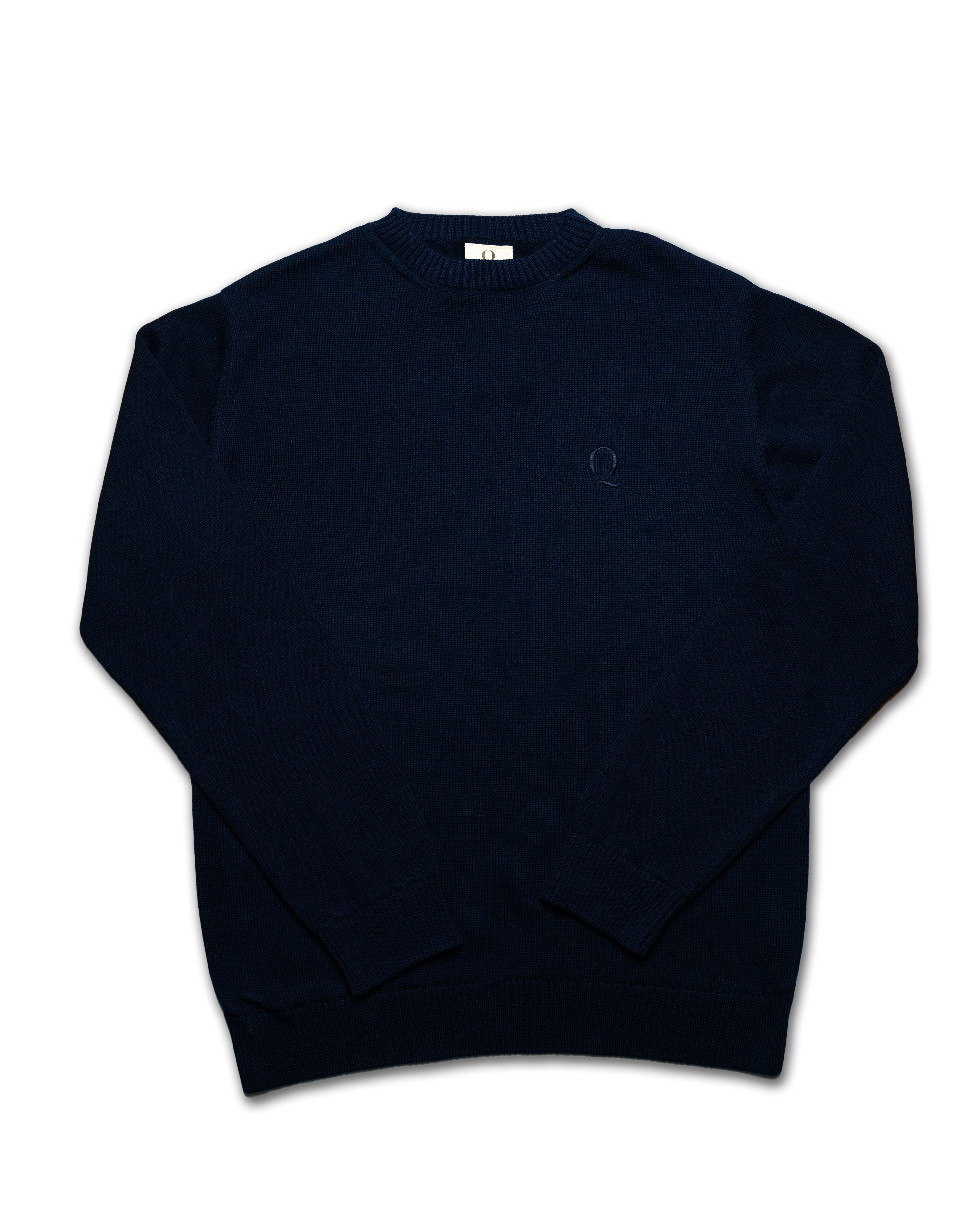 Classic Navy Sweater - 100% Eco Cotton